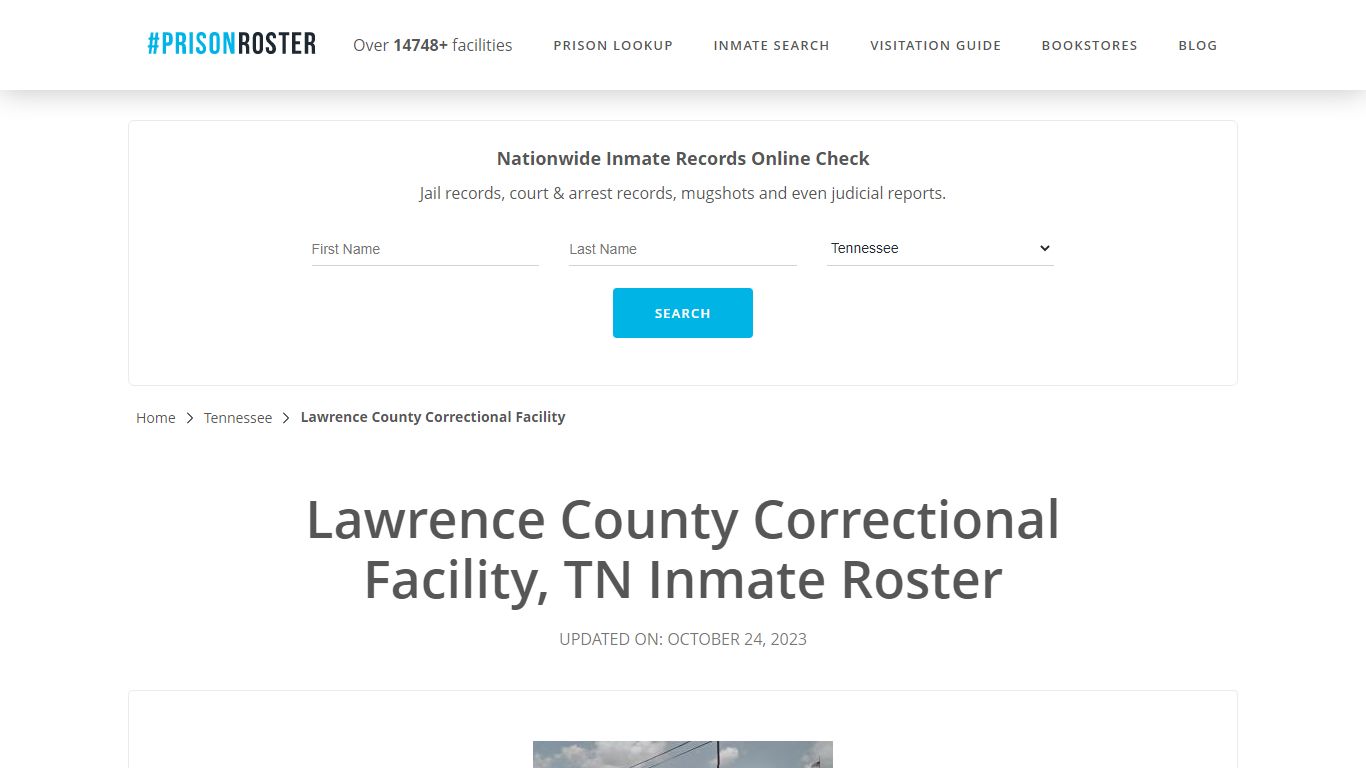 Lawrence County Correctional Facility, TN Inmate Roster - Prisonroster